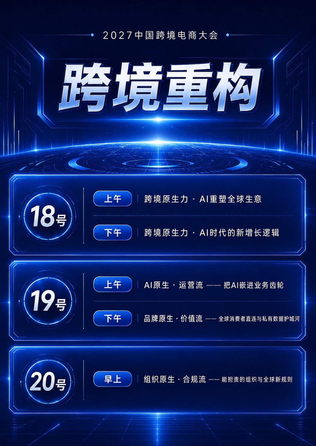 2027中国跨境电商大会议程